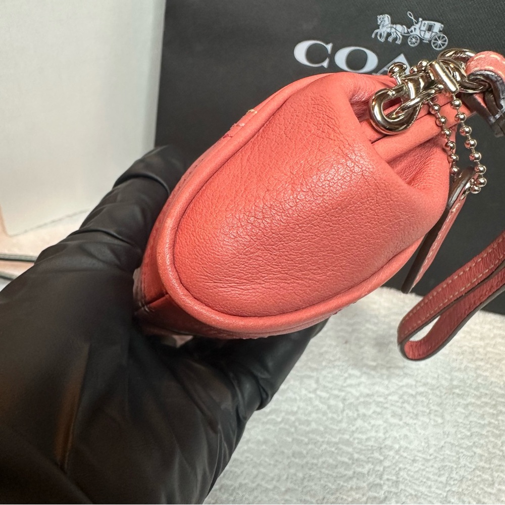 Coach Orange Wristlet Clutch - Picture 13 of 16
